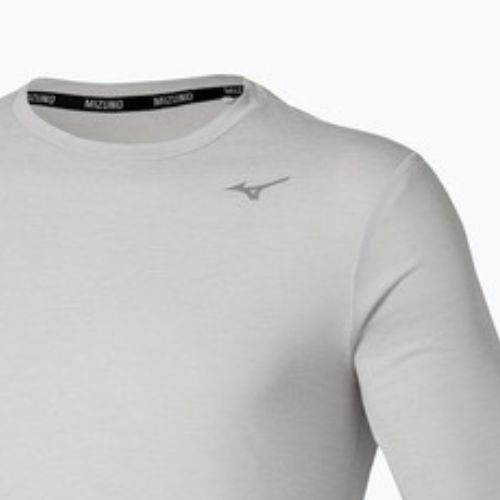 Лонгслів для бігу чоловічий Mizuno Core Impulse Tee vapor silver