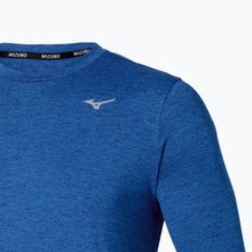 Лонгслів для бігу чоловічий Mizuno Core Impulse Tee sodalite blue