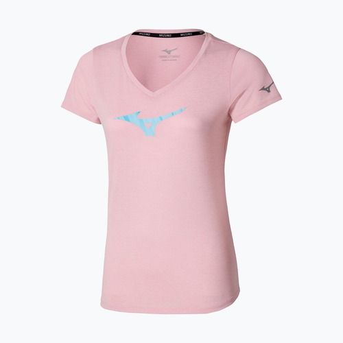 Футболка для бігу жіноча Mizuno Core Runbird Tee bleached mauve