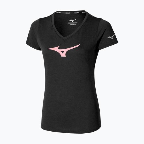 Футболка для бігу жіноча Mizuno Core Runbird Tee black/mauve