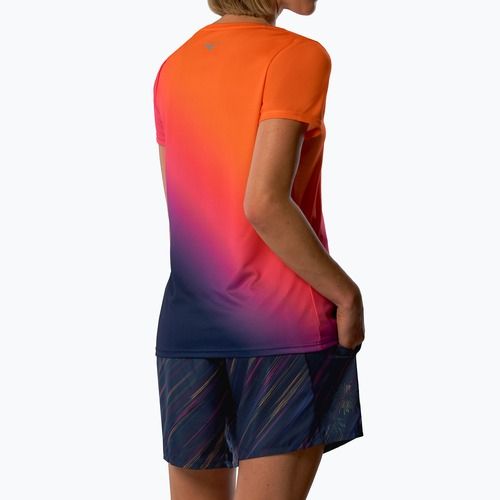 Футболка для бігу жіноча Mizuno Summer Pack QD Tee yuuyake