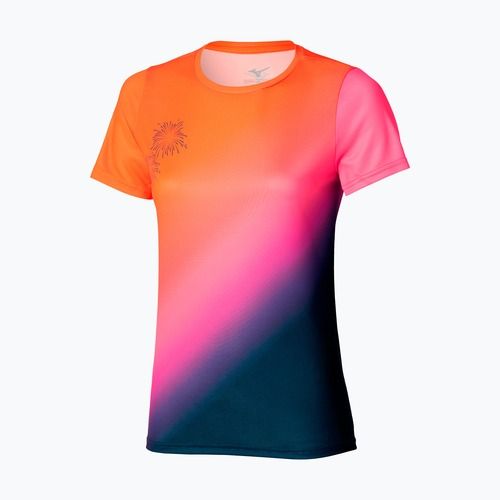 Футболка для бігу жіноча Mizuno Summer Pack QD Tee yuuyake
