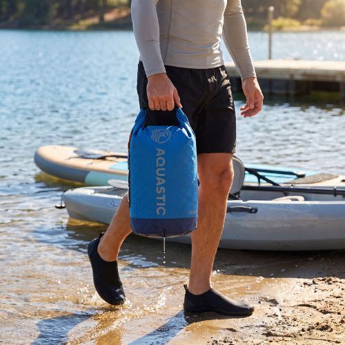 Сумка водонепроникна AQUASTIC Dry Bag 20 л блакитний