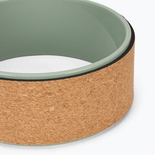 Колесо для йоги XTREXO пробкове Flowheel 32 cm olive