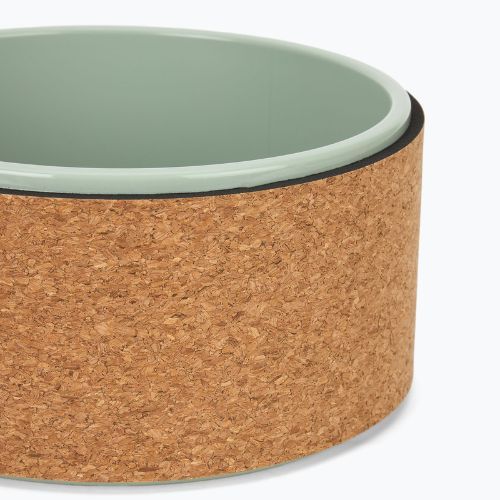 Колесо для йоги XTREXO пробкове Flowheel 26 cm olive