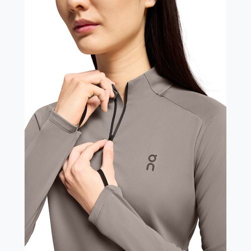 Кофта для бігу жіноча On Climate Shirt cinder