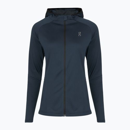 Кофта для бігу жіноча On Climate Zip Hoodie navy