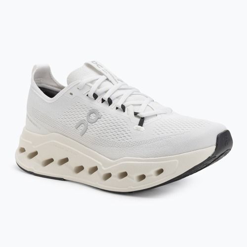 Кросівки для бігу чоловічі On Cloudsurfer  Max Wide white/white