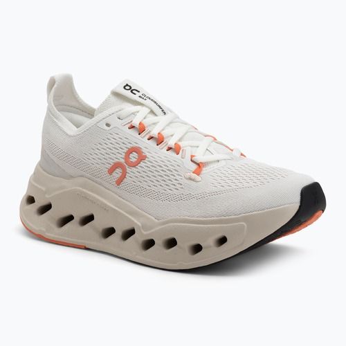 Кросівки для бігу жіночі On Cloudsurfer Max ivory/salmon