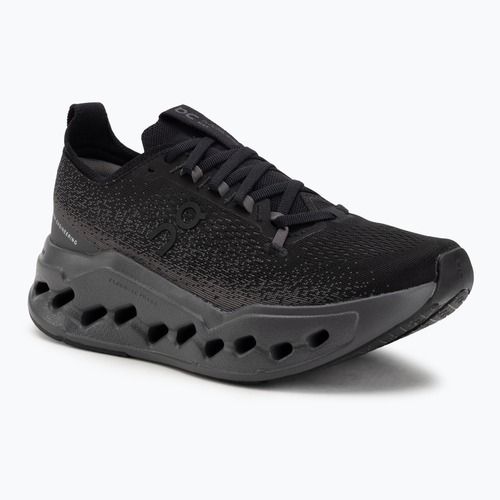 Кросівки для бігу жіночі On Cloudsurfer  Max Wide black/eclipse