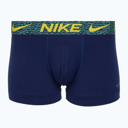 Труси чоловічі Nike Dri-Fit Essential Micro Trunk 3 пари blu void/lgh crim/brht citron/evergrn aura/abst wb
