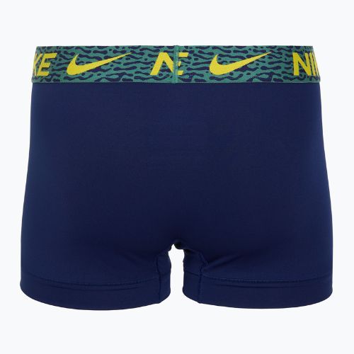 Труси чоловічі Nike Dri-Fit Essential Micro Trunk 3 пари blu void/lgh crim/brht citron/evergrn aura/abst wb