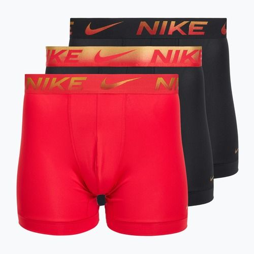 Труси чоловічі Nike Dri-Fit Essential Micro Boxer Brief 3 пари university red/black/black metallic grdient wb