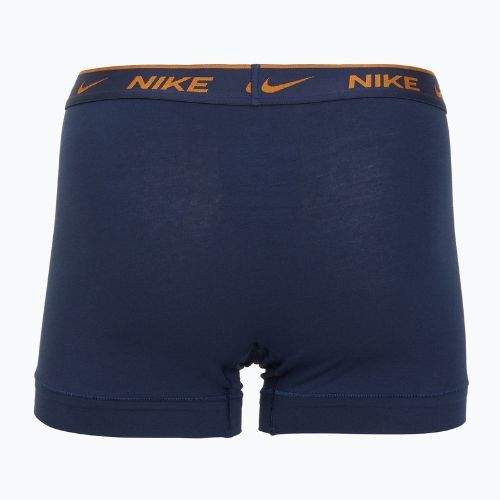 Труси чоловічі Nike Everyday Cotton Stretch Trunk 3 пари light crimson/midnight navy/black