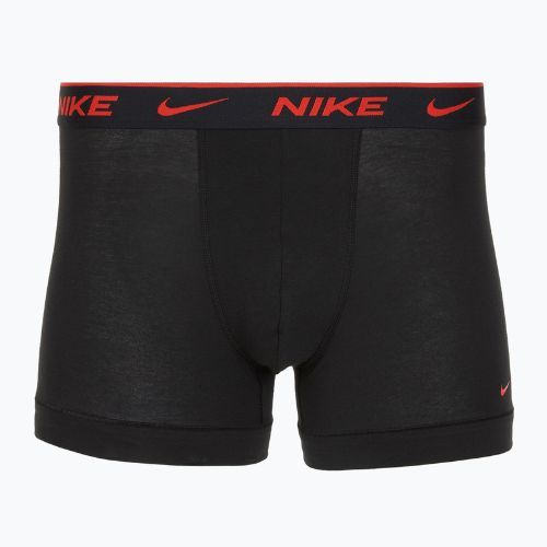 Труси чоловічі Nike Everyday Cotton Stretch Trunk 3 пари black lig crim/des och/deep night logo waistband