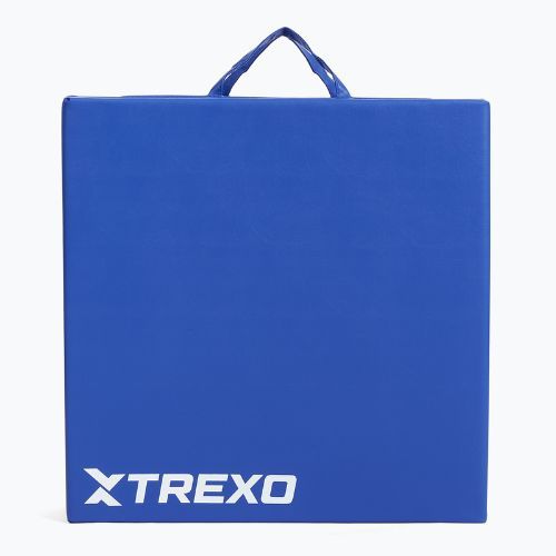Матрац гімнастичний TREXO складний 180 x 60 x 5 см блакитний