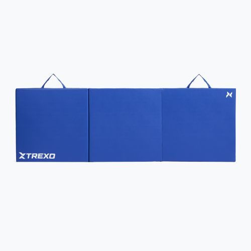 Матрац гімнастичний TREXO складний 180 x 60 x 5 см блакитний