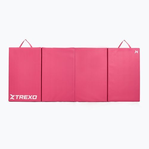 Матрац гімнастичний TREXO складний 195 x 80 x 5 см рожевий