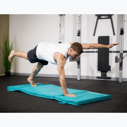 Матрац гімнастичний XTREXO складний 195 x 80 x 5 см зелений