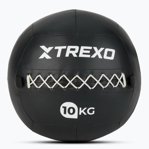 М'яч медичний TREXO Wall Ball 12 кг чорний