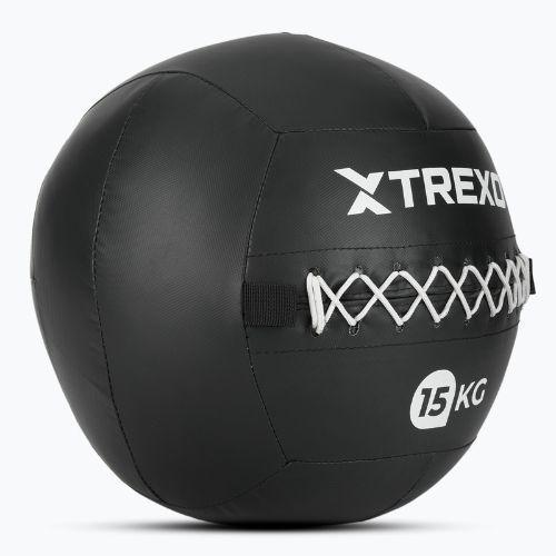 М'яч лікарський XTREXO Wall Ball 7 кг чорний