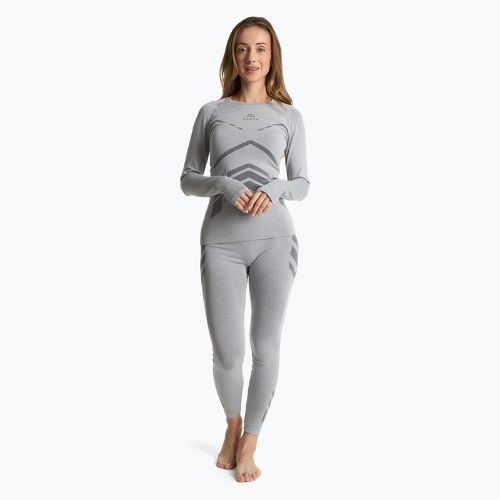 Кофта термоактивна жіноча KADVA ALPINESTEP BAMBOO THERMO LIGHT PLUS сірий