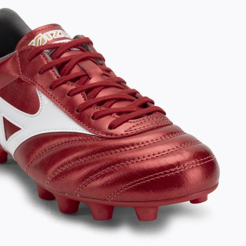 Кросівки футбольні Mizuno Morelia II Club FG morelia 40th red/white/black
