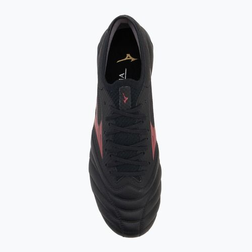 Кросівки футбольні чоловічі Mizuno Morelia Neo IV Β Elite MD black/morelia 40th red/black