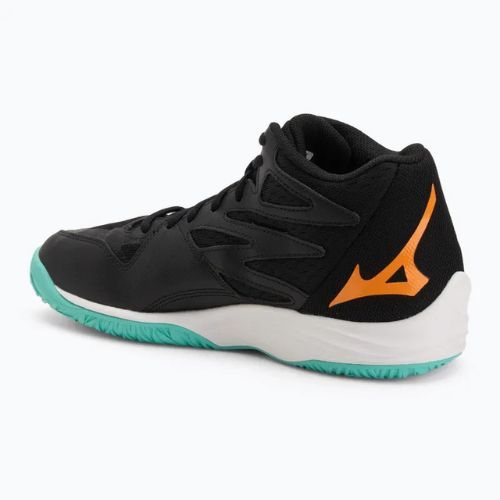 Кросівки волейбольні Mizuno Thunder Blade Z Mid black/tangelo/ice green