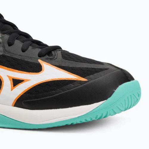 Кросівки волейбольні Mizuno Thunder Blade Z Mid black/tangelo/ice green