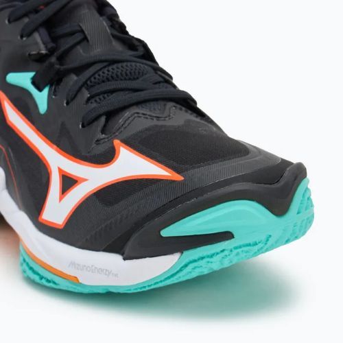 Кросівки волейбольні Mizuno Wave Lightning Z8 black/tangelo/ice green