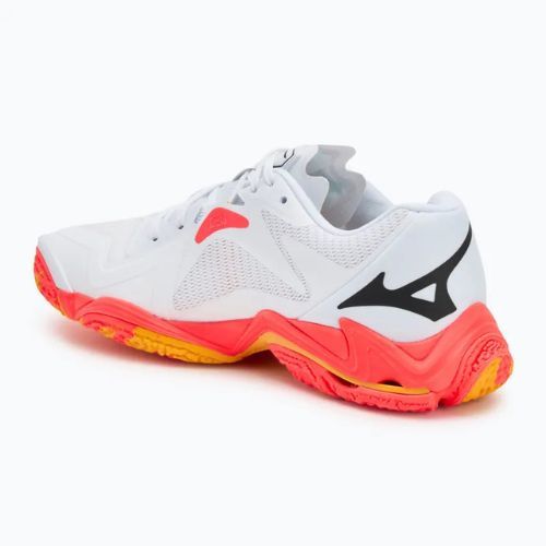 Кросівки волейбольні Mizuno Wave Lightning Z8 white/fiery coral 2/citrus
