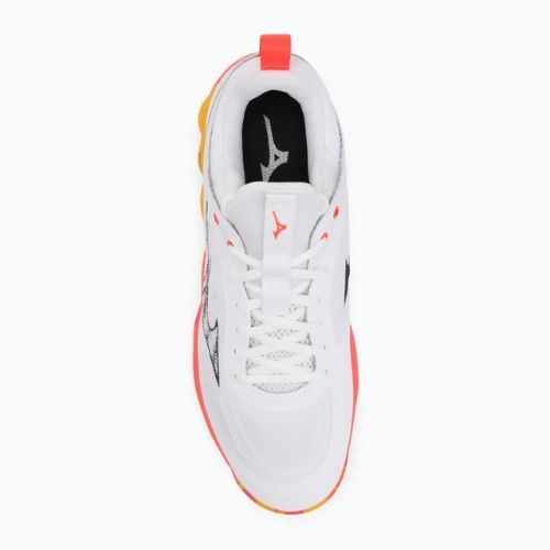 Кросівки волейбольні Mizuno Wave Luminous 3 white/fiery coral 2/citrus