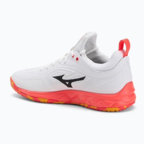 Кросівки волейбольні Mizuno Wave Luminous 3 white/fiery coral 2/citrus