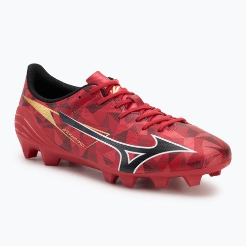 Кросівки футбольні Mizuno α II Select Md morelia 40th red/black/gold