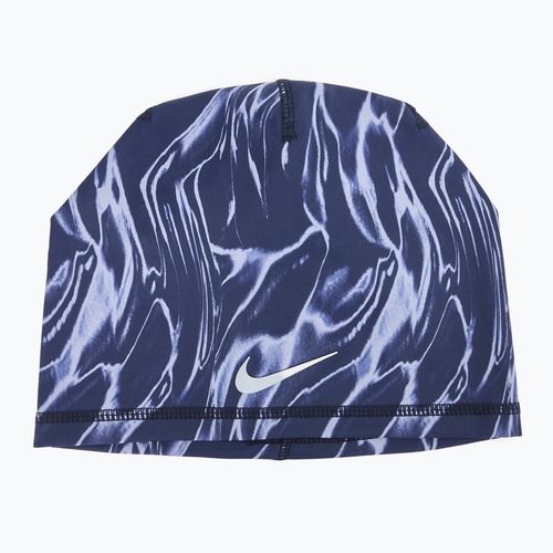 Шапка Nike Dri-Fit Peak Uncuffed Beanie Printed blue void/silver