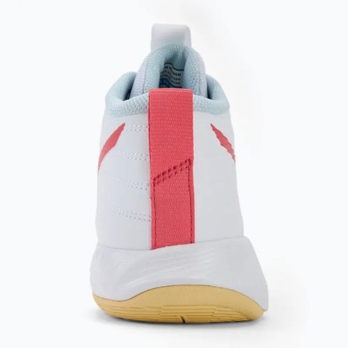 Кросівки волейбольні жіночі Mizuno Wave Momentum Pro Mid white/calypso coral/pale banan