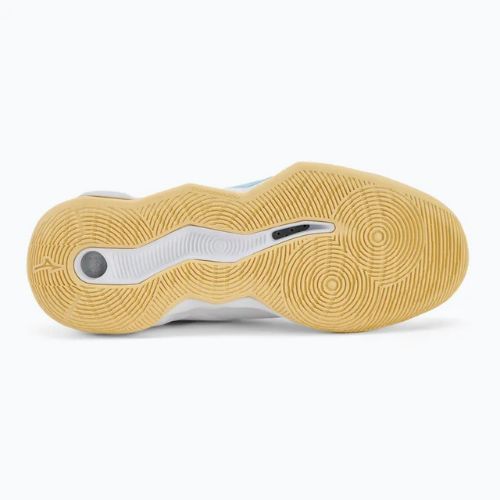 Кросівки волейбольні жіночі Mizuno Wave Momentum Pro Mid white/calypso coral/pale banan
