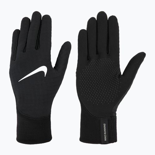Рукавички для бігу чоловічі Nike Therma-Fit Pacer Sphere Midweight RG black/black/silver