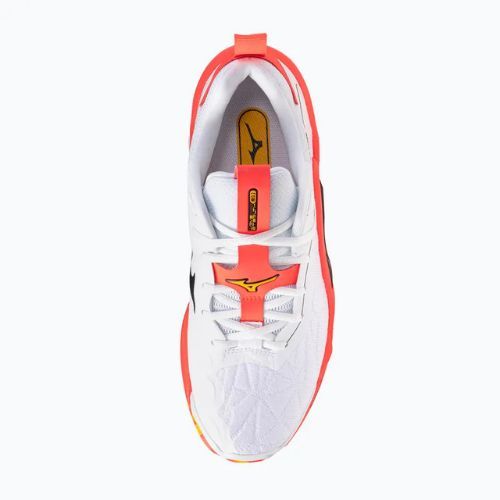 Кросівки гандбольні Mizuno Wave Stealth Neo 2 white/flery coral 2/citrus