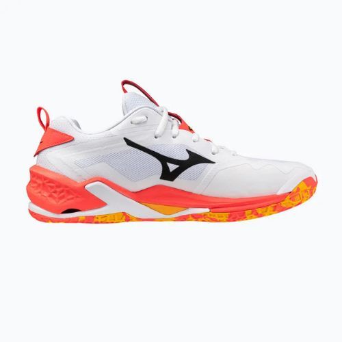 Кросівки гандбольні Mizuno Wave Stealth Neo 2 white/flery coral 2/citrus