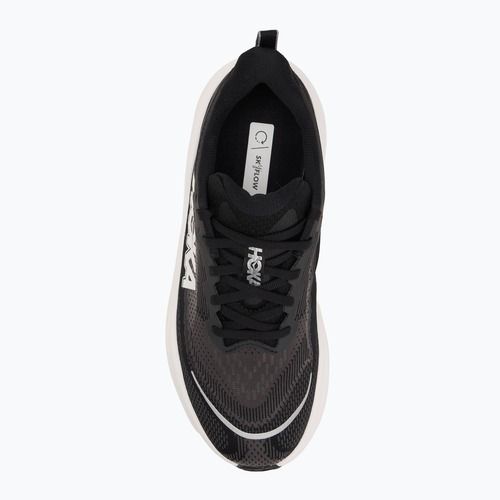 Кросівки для бігу чоловічі HOKA Skyflow Wide black/white