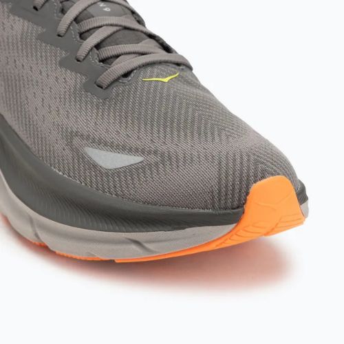 Кросівки для бігу чоловічі HOKA Clifton 9 GTX asphalt grey/gravel