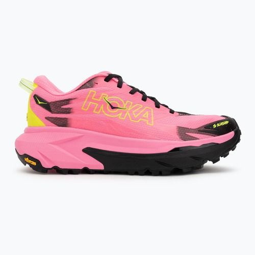 Кросівки для бігу чоловічі HOKA Mafate 5 neon rose/black