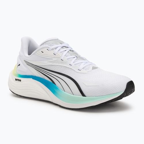 Кросівки для бігу чоловічі PUMA Electrify Nitro 4 puma white/mint melt/speed blue