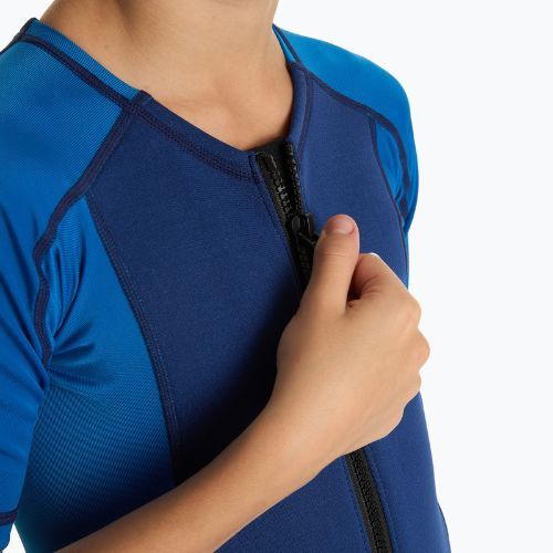 Гідрокостюм для серфінгу дитячий AQUASTIC неопреновий 1.5 мм WAVEY блакитний