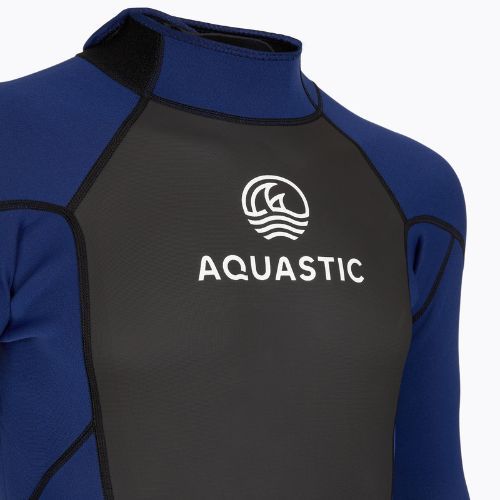 Гідрокостюм для серфінгу чоловічий AQUASTIC неопреновий 3/2 мм WAVEY 3/2 синій