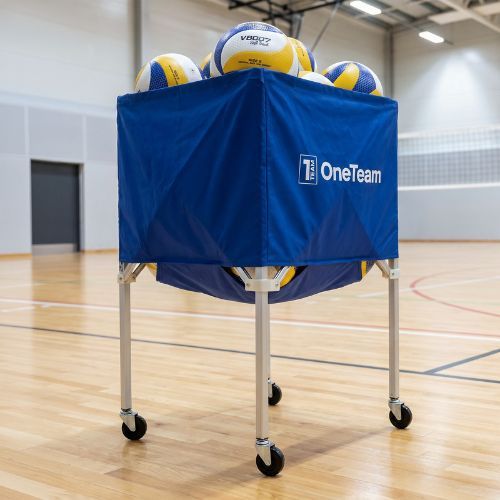 Візок для волейбольних м'ячів OneTeam Blue nest