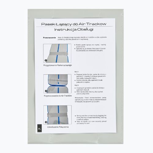 З'єднувач для гімнастичних доріжок XTREXO Air Track білий