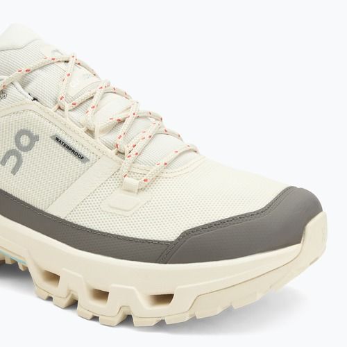 Кросівки туристичні чоловічі On Cloudrock Low Waterproof ivory/ivory